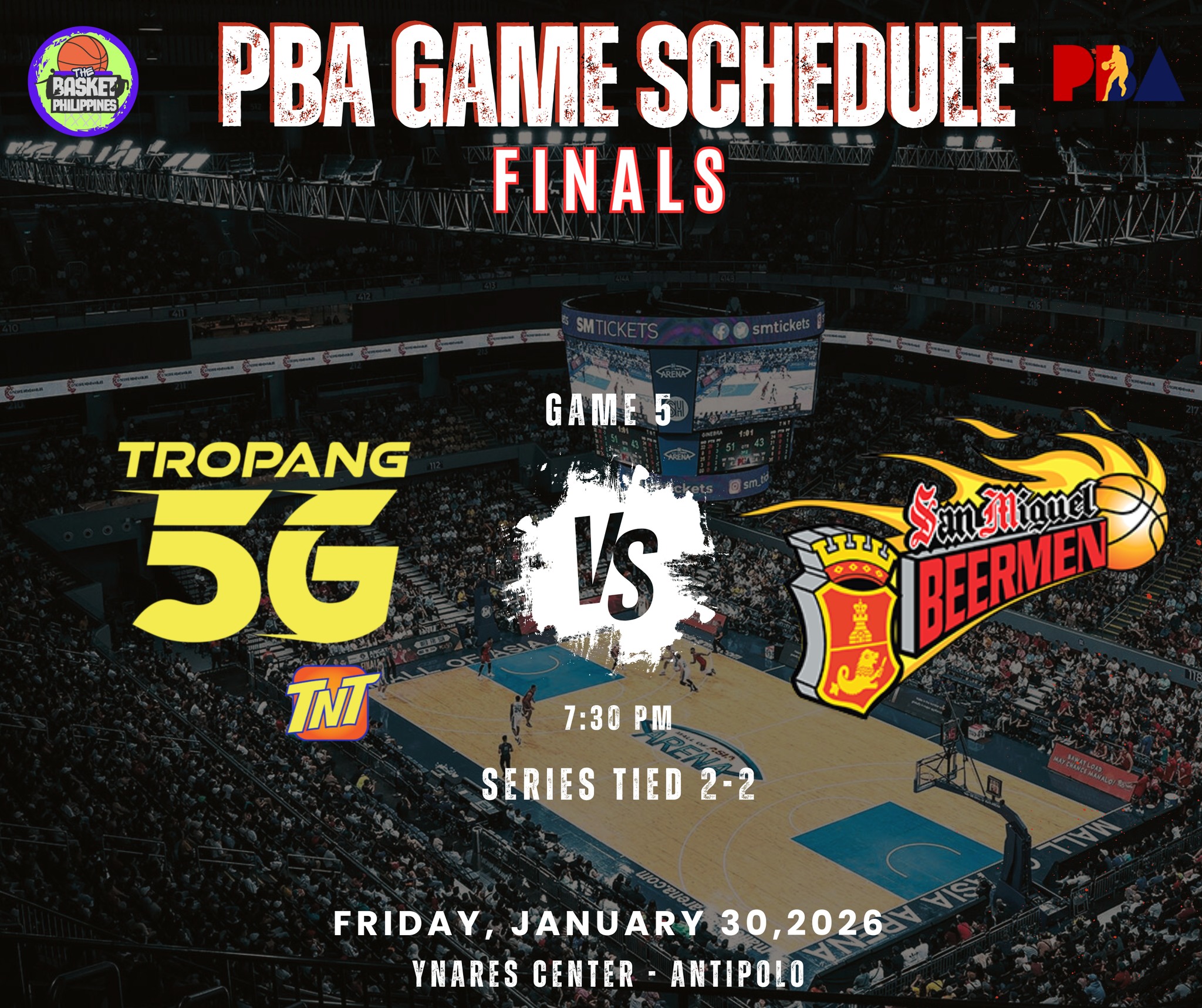 The Basket - Game 5 na mamaya sa Antipolo!!! 💥 The dynasty vibes are ...