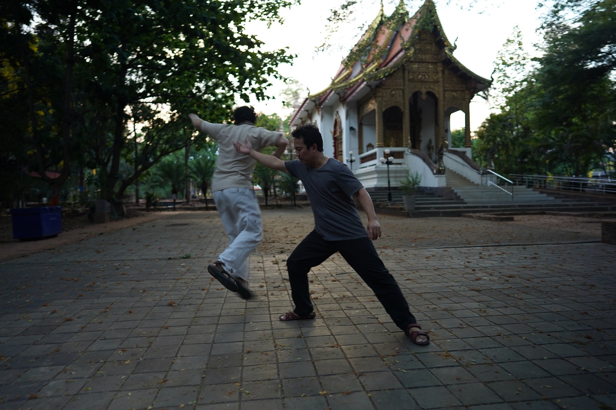 There are three steps (three hands) to train Taiji fighting's skill in ...