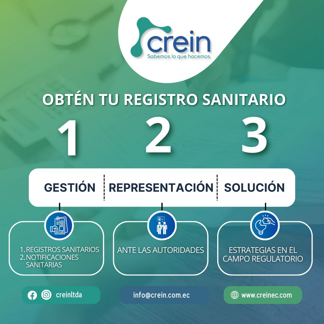 Crein - ¿Buscas obtener tu registro sanitario de forma rápida y ...
