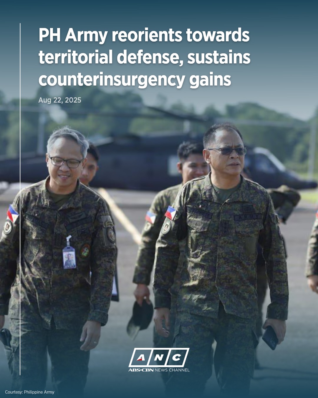ANC 24/7 - The Philippine Army's strategic shift from... | Facebook