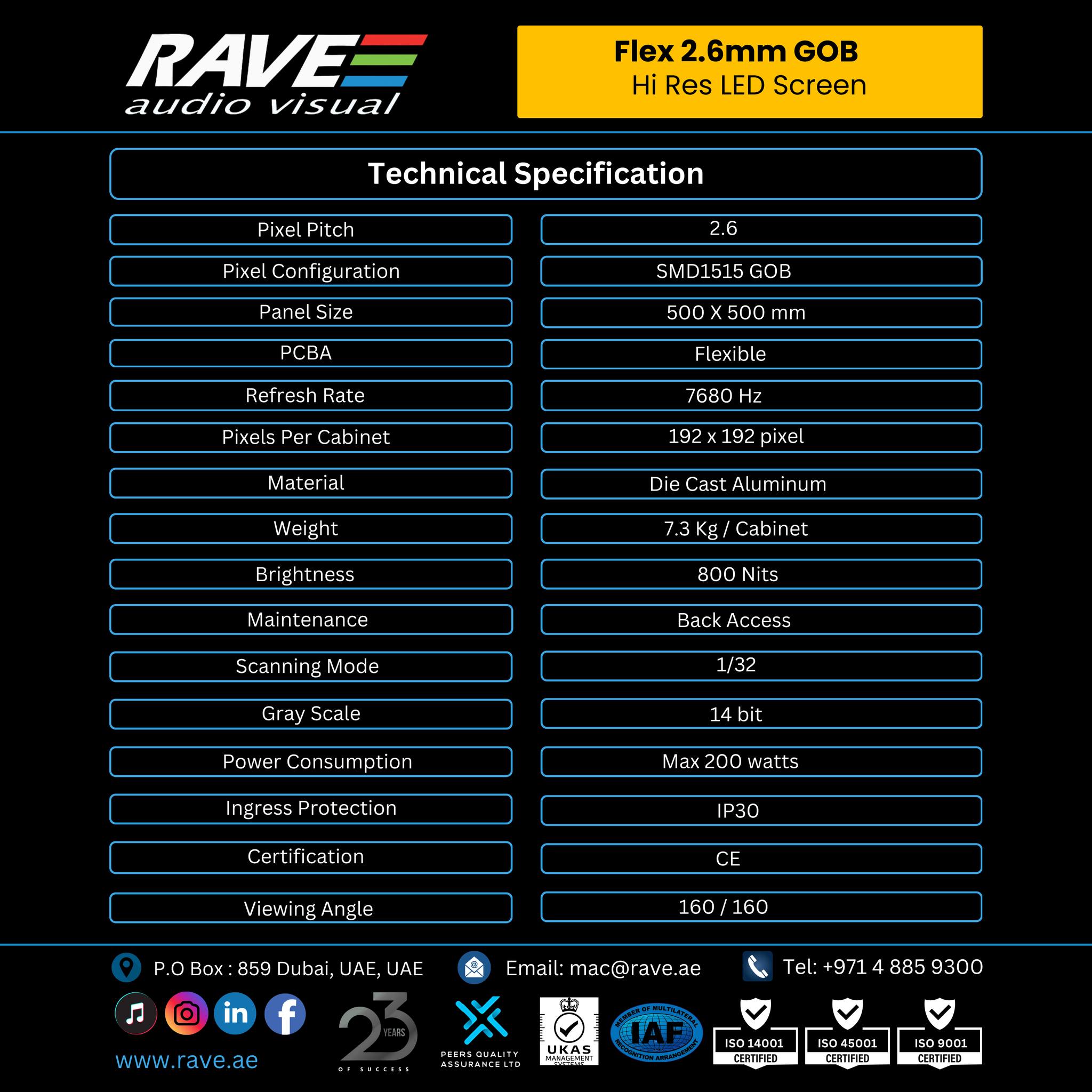 RAVE Audio Visual Middle East | Dubai