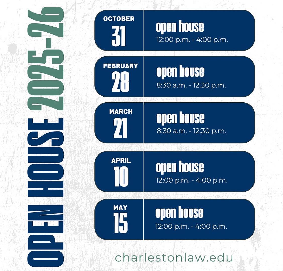 Charleston - Charleston School of Law kicks off the 2025-26 Open House ...