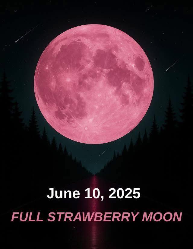 Strawberry Moon🌕 @ Superstition Mountains⛰️ 06/10/2025 07:44pm
