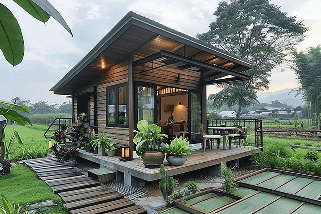 ไอเดียบ้านสวนหลังเล็กๆ... - แบบบ้านในฝันไอเดีย | Facebook