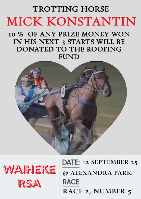 Waiheke RSA - 🎉 What’s On at the RSA 🎉 🐴 Tonight: Our... | Facebook