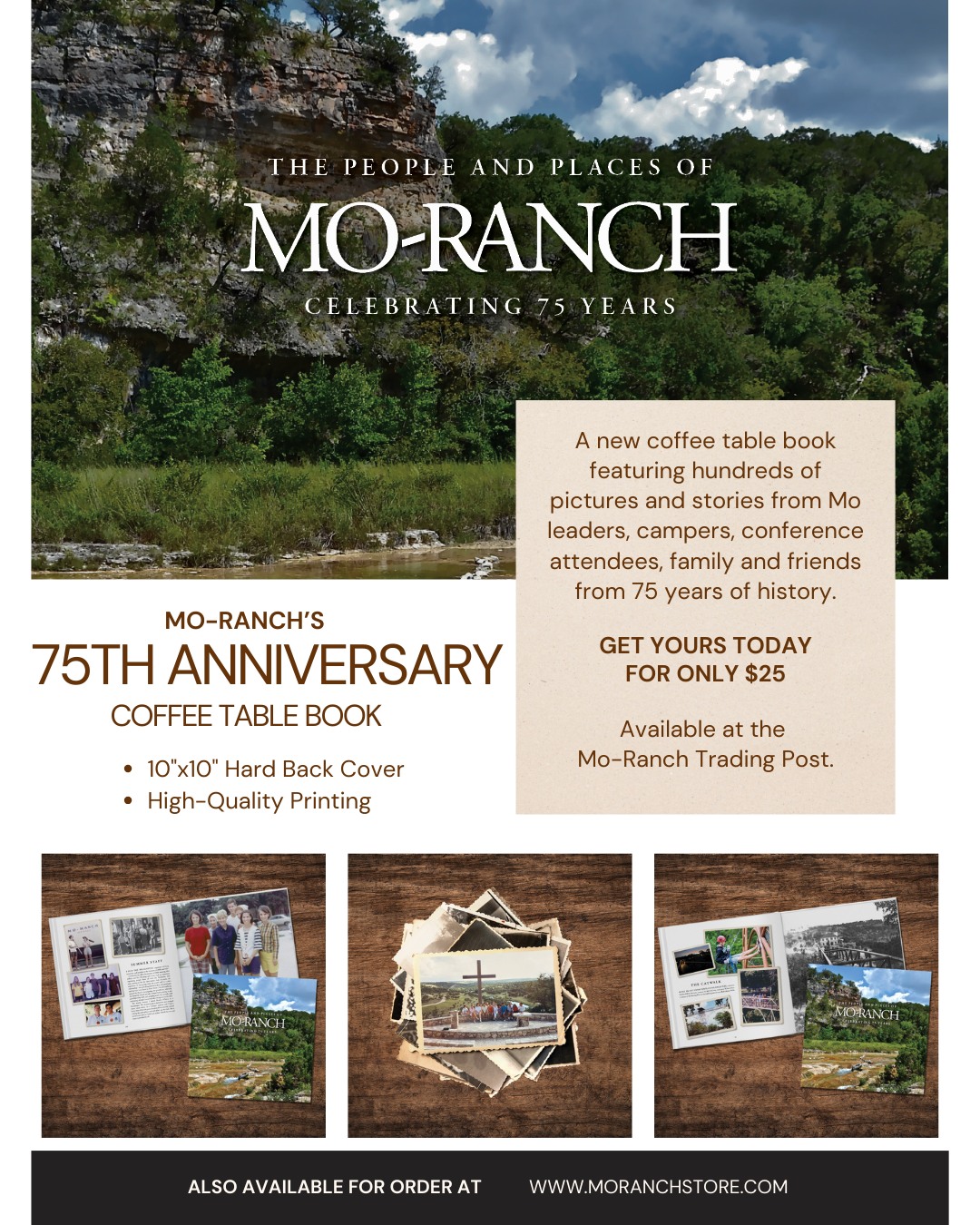 Mo-Ranch - The Mo-Ranch 75th Anniversary Coffee Table Book is here! We ...