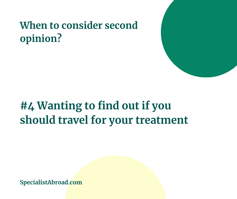 When to ask for second opinion about... - Specialist Abroad | Facebook