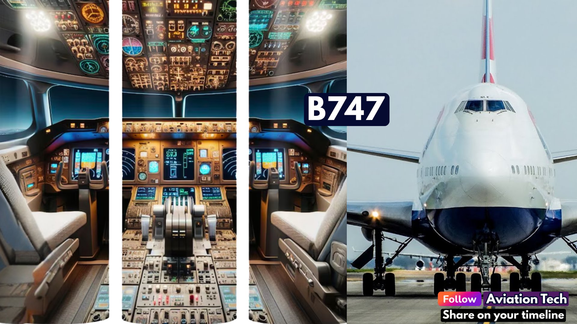 Aviation - 🛫 Boeing 747 Cockpit – The Queen’s Flight Deck The Boeing ...