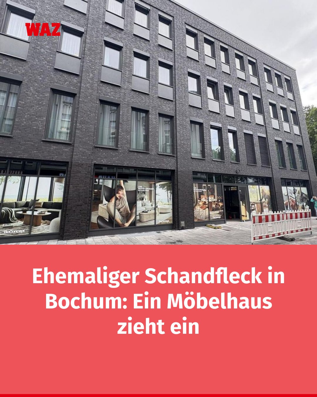 Weit mehr als ein Jahr hat die Sanierung einer Problemimmobilie in der Innenstadt gedauert. Demnächst zieht ein Möbelhändler ins Erdgeschoss ein. 👉 https://www.waz.de/lokales/bochum/article409591850/umbau-in-city-von- bochum-investor-findet-nahmhaften