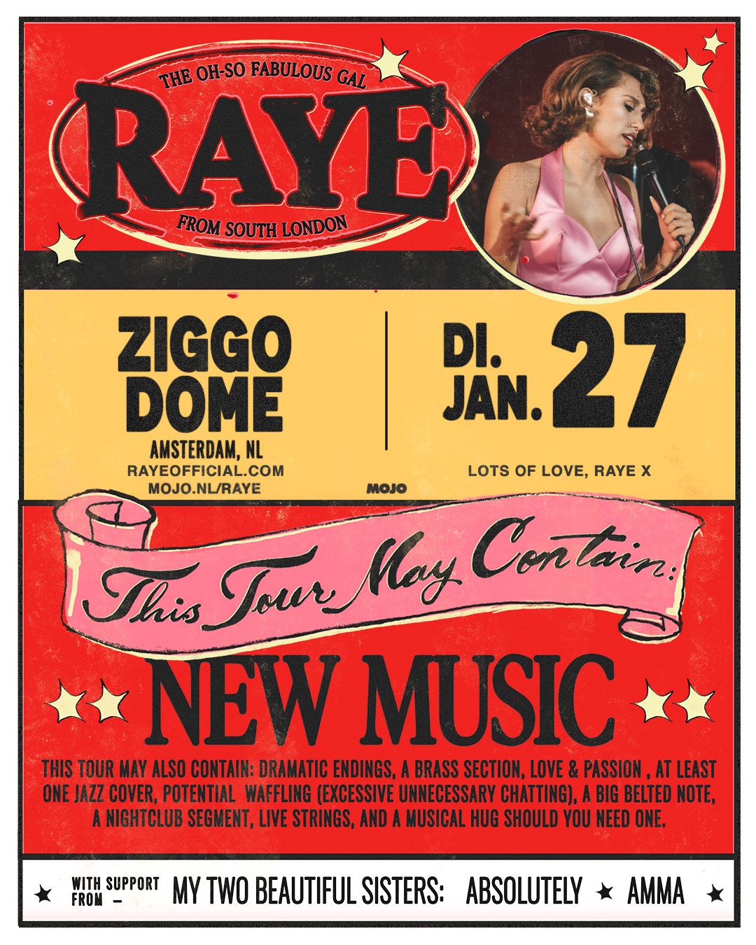 MOJO - Je leest het goed the oh-so fabulous RAYE komt naar... | Facebook