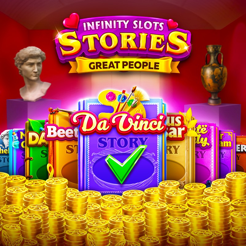 Infinity Slots - 🎩 Introducing: The Great People season!... | Facebook