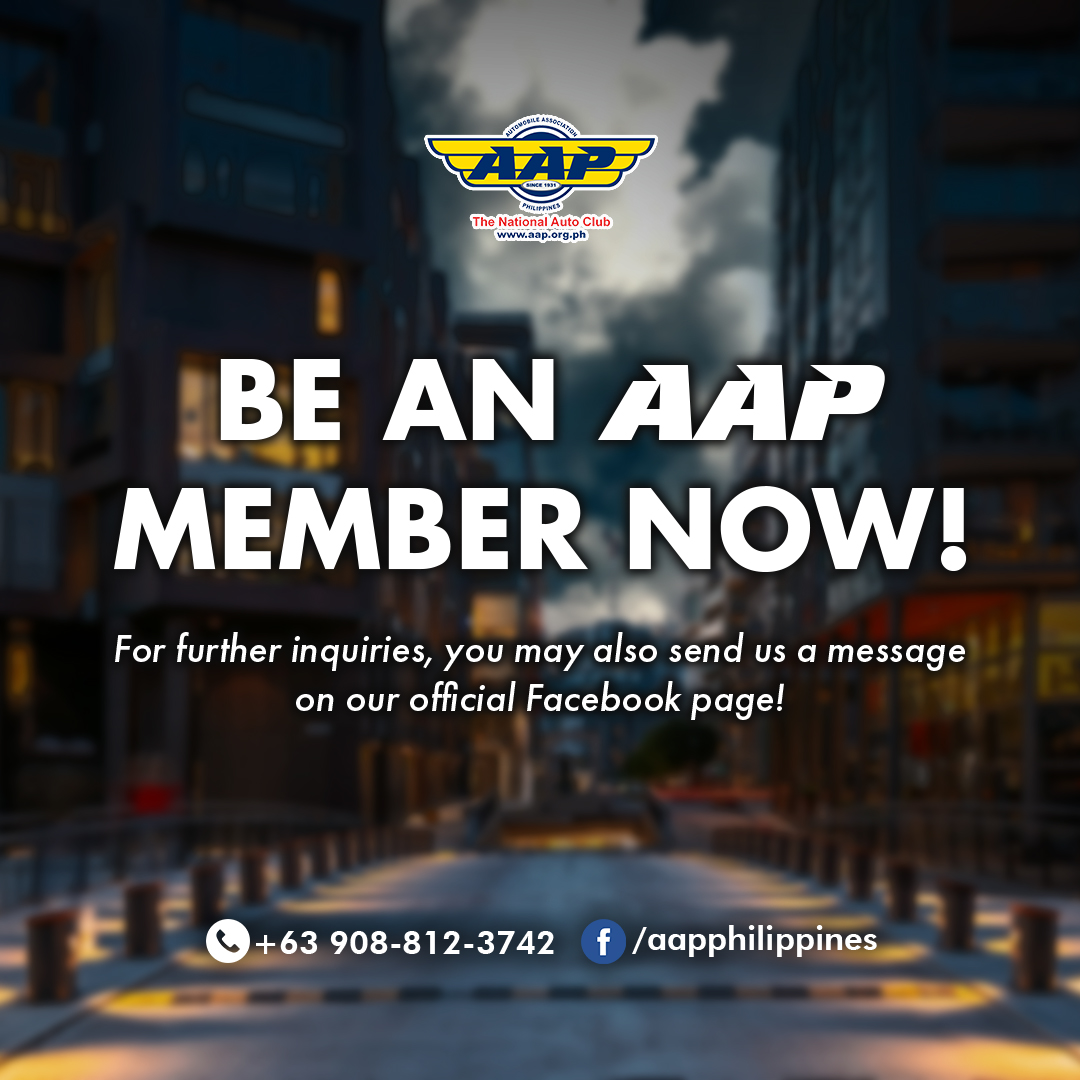 Automobile Association Philippines - Please be advised that the AAP ...