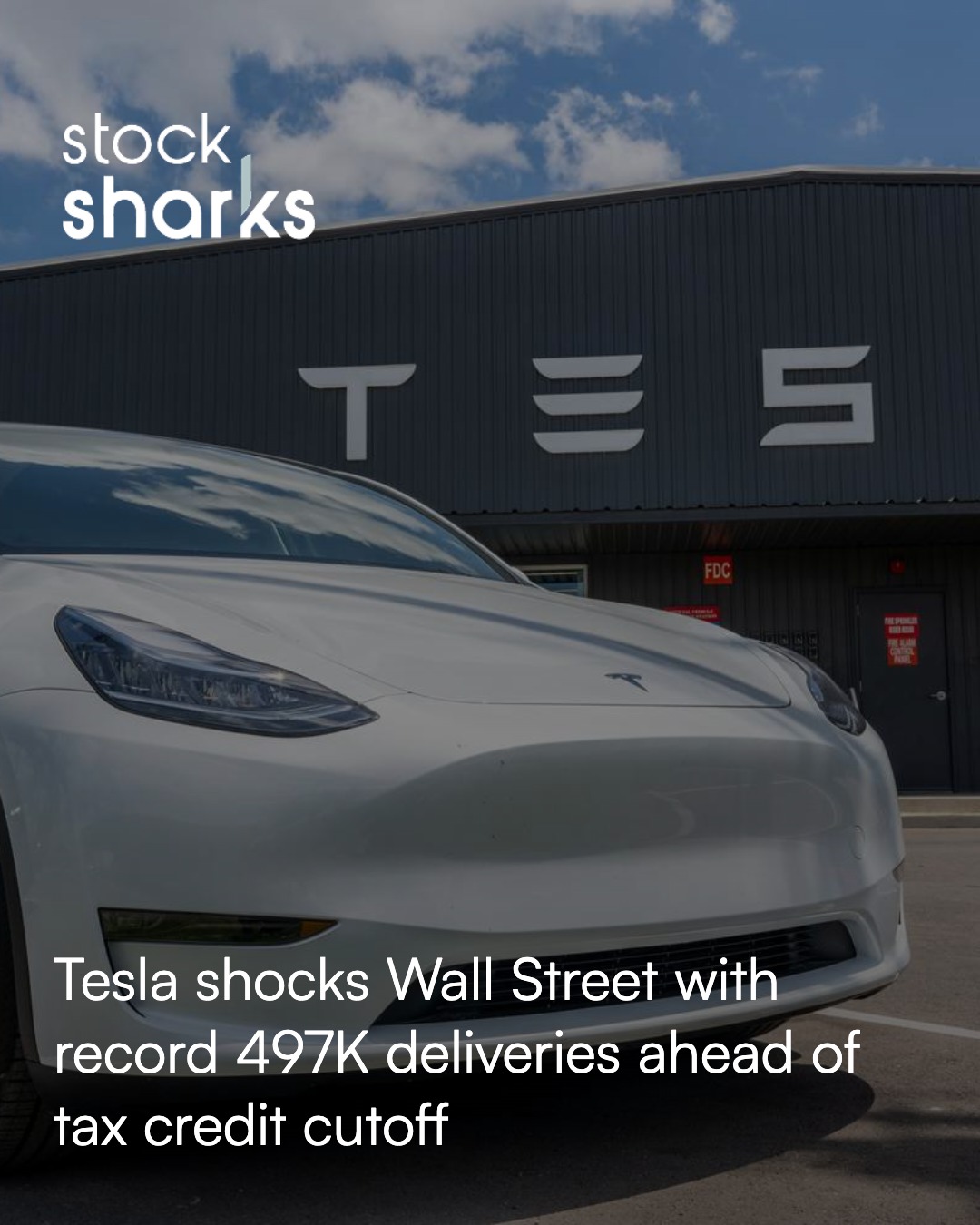 Stock - Tesla delivered a record 497,099 vehicles in Q3 2025, its ...