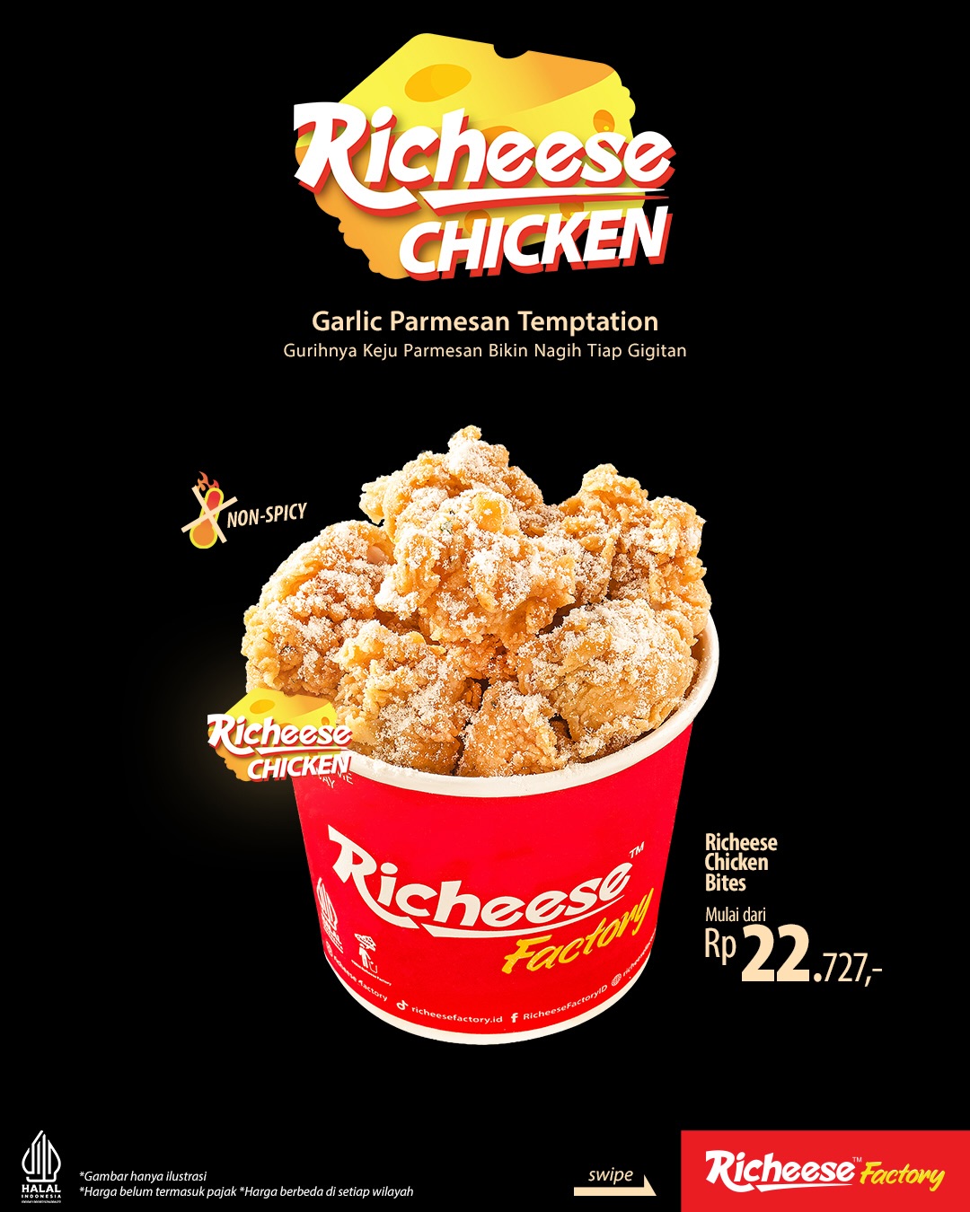 RicheeseGPT - Garlic Parmesan... - Richeese Factory ID | Facebook