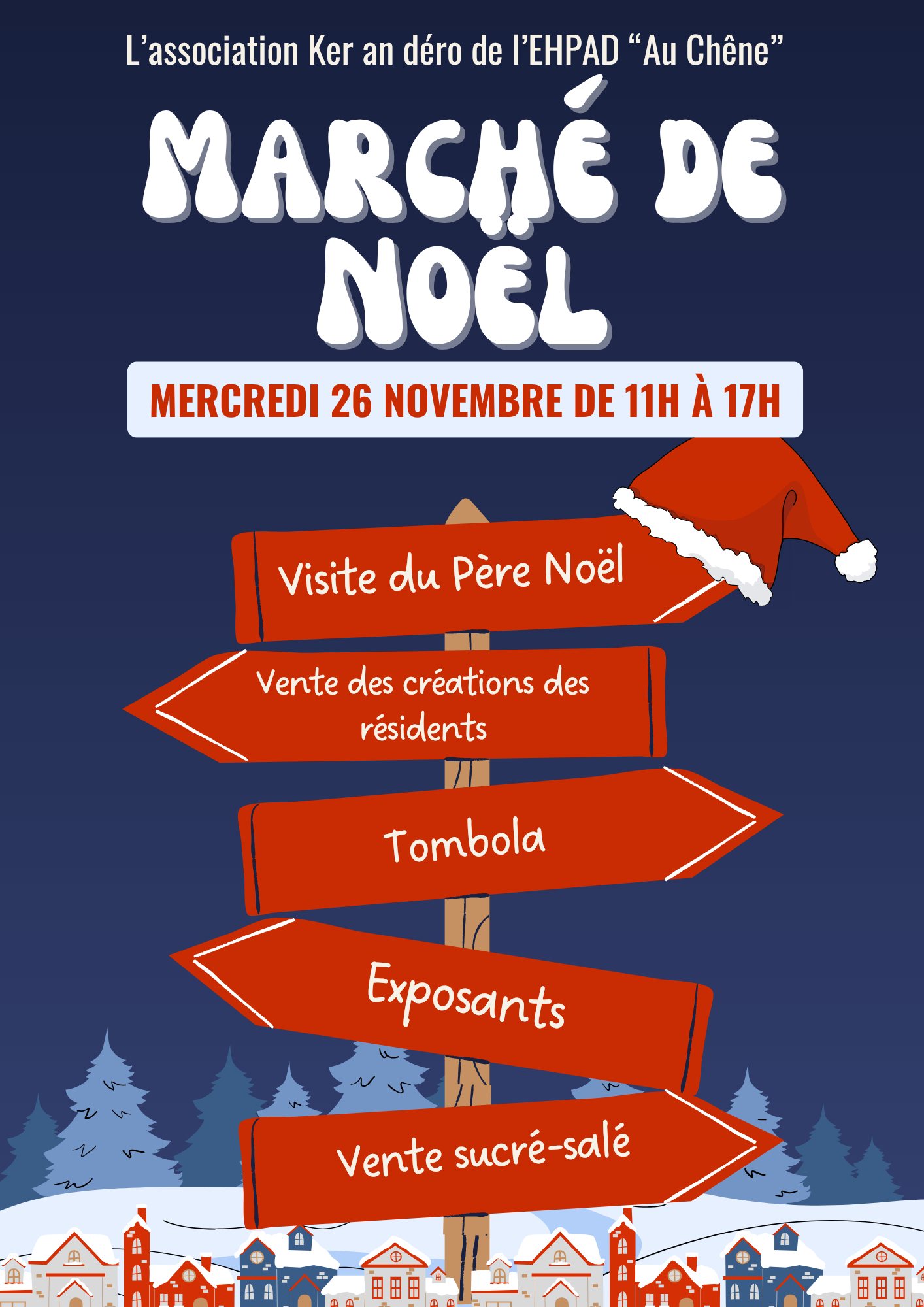 Marché de Noël - EHPAD SCAER