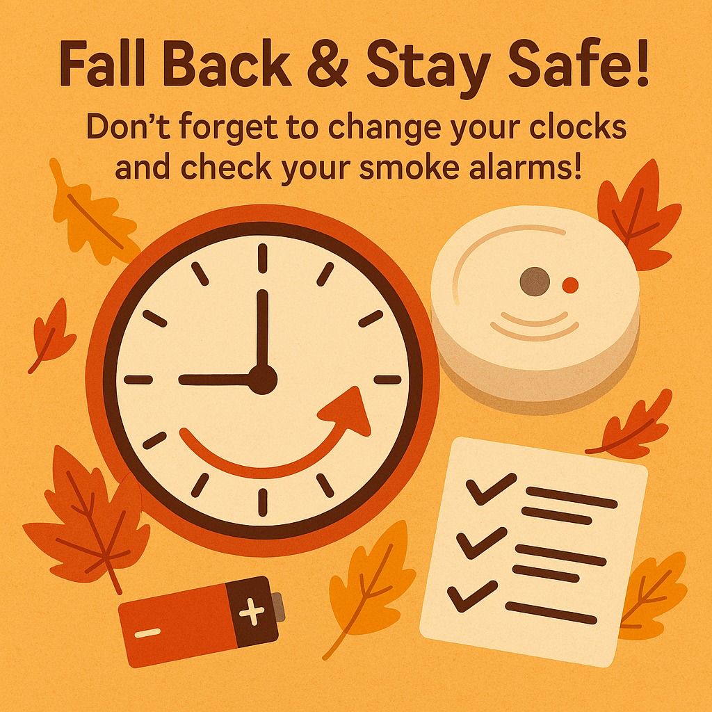 Hope - 🕰️🔥 Fall Back & Stay Safe! 🔥🕰️ As we get ready to turn back the ...