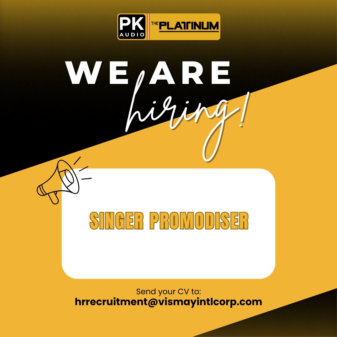 Vismay - 🌟 WE'RE HIRING! 🌟 - SINGER PROMODISER 📍 SM SAN LAZARO 📍 SM ...