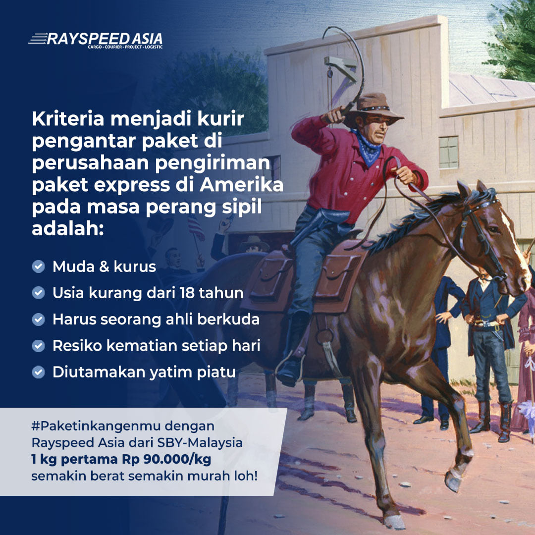 Rayspeed ASIA - 🔥 Kurir Jaman Perang Sipil VS Kurir... | Facebook