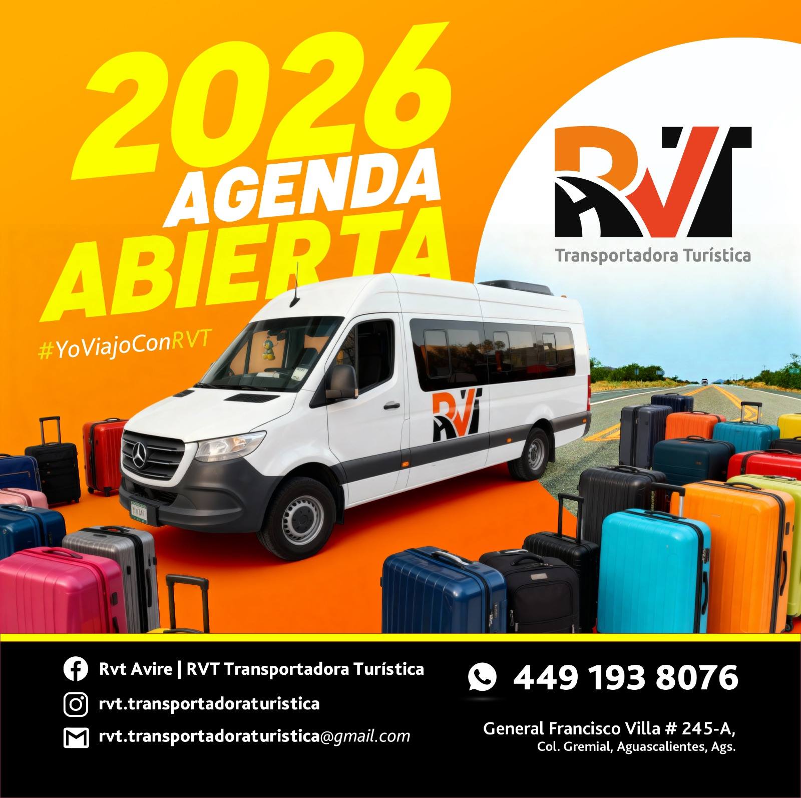 Rvt Avire - 🚐 ¡AGENDA 2026 ABIERTA EN RVT! 🚐 ¿Listo para... | Facebook