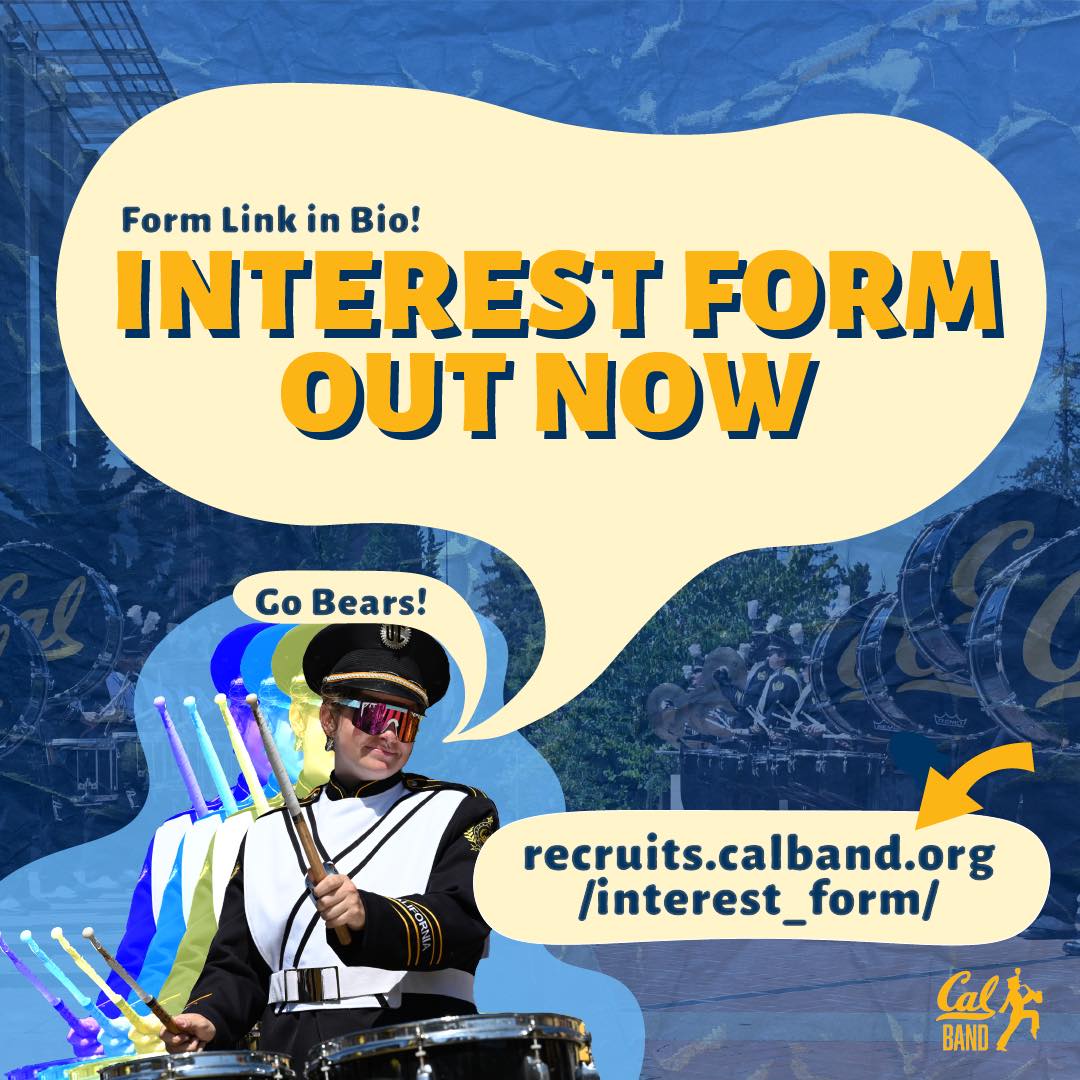 Cal - Interested in joining Cal Band? Well, our interest form for the ...
