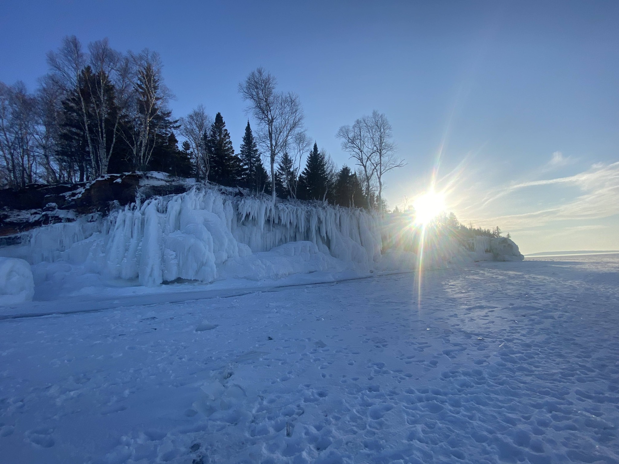 Apostle Islands - Romans point ice caves 2/14/2026. No... | Facebook