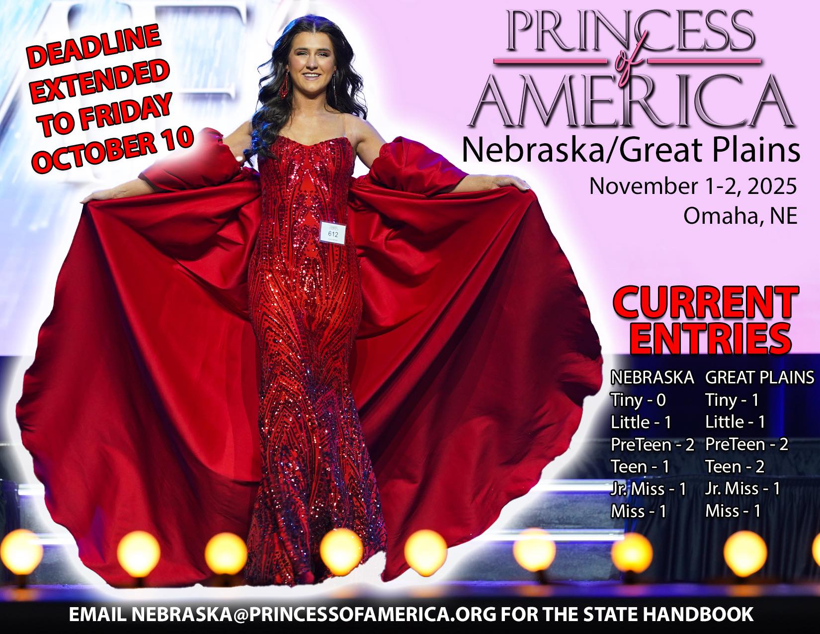 Princess - Registration dealine for the 2026 Princess of America ...