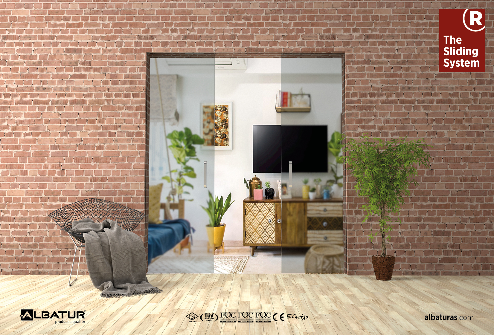 Albatur - DoorSync 9981 120 KG AYARLI ÇİFT YÖNE YAVAŞLATICILI HALATLI ...