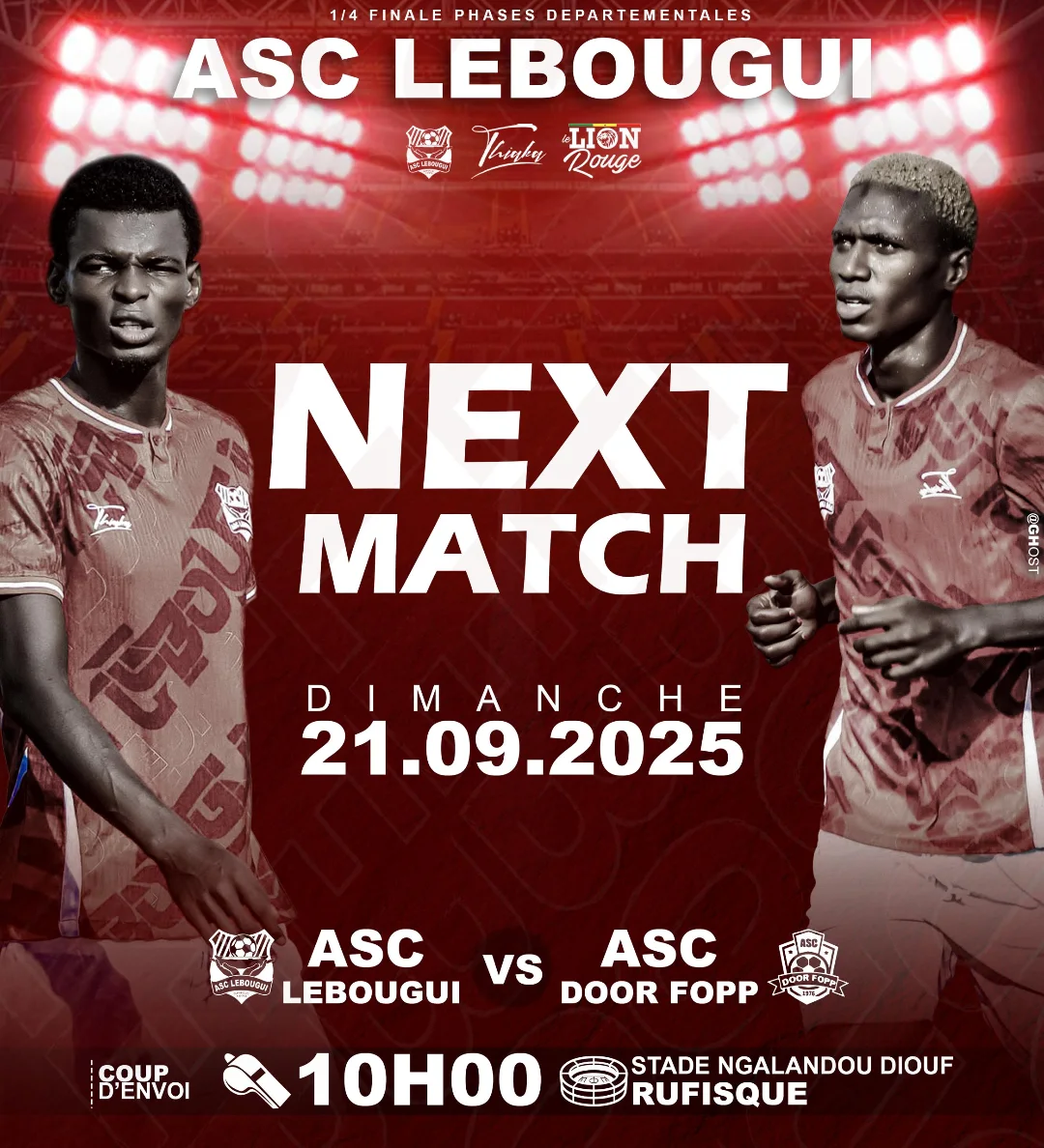 Asc - Ce Dimanche 21 Septembre 2025 | L'asc lebouguil jouera son ...