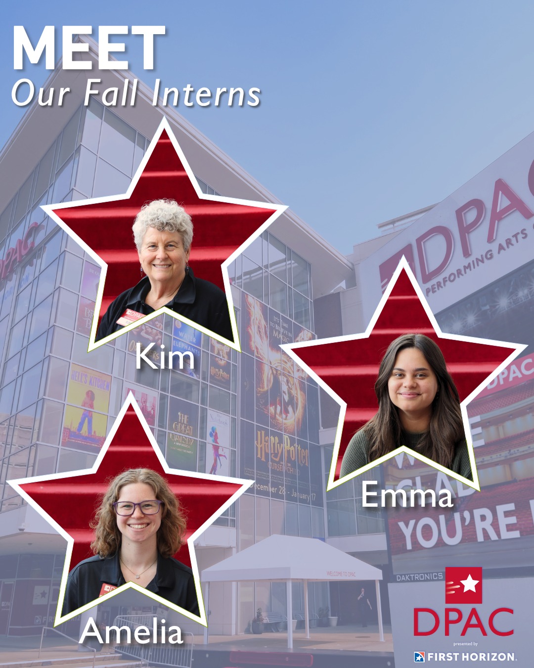 DPAC - Meet Our Fall Interns 🌟 We are so excited to have... | Facebook