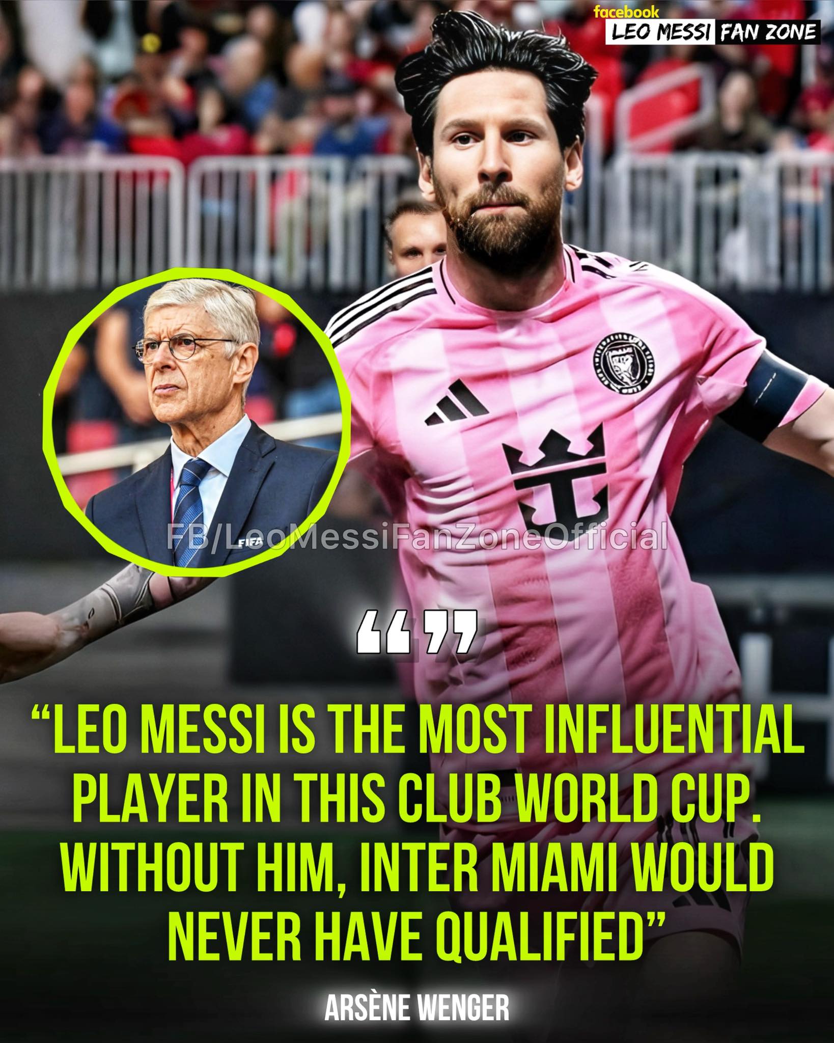 Legendary former coach Arsène Wenger... - LEO MESSI FAN ZONE | Facebook