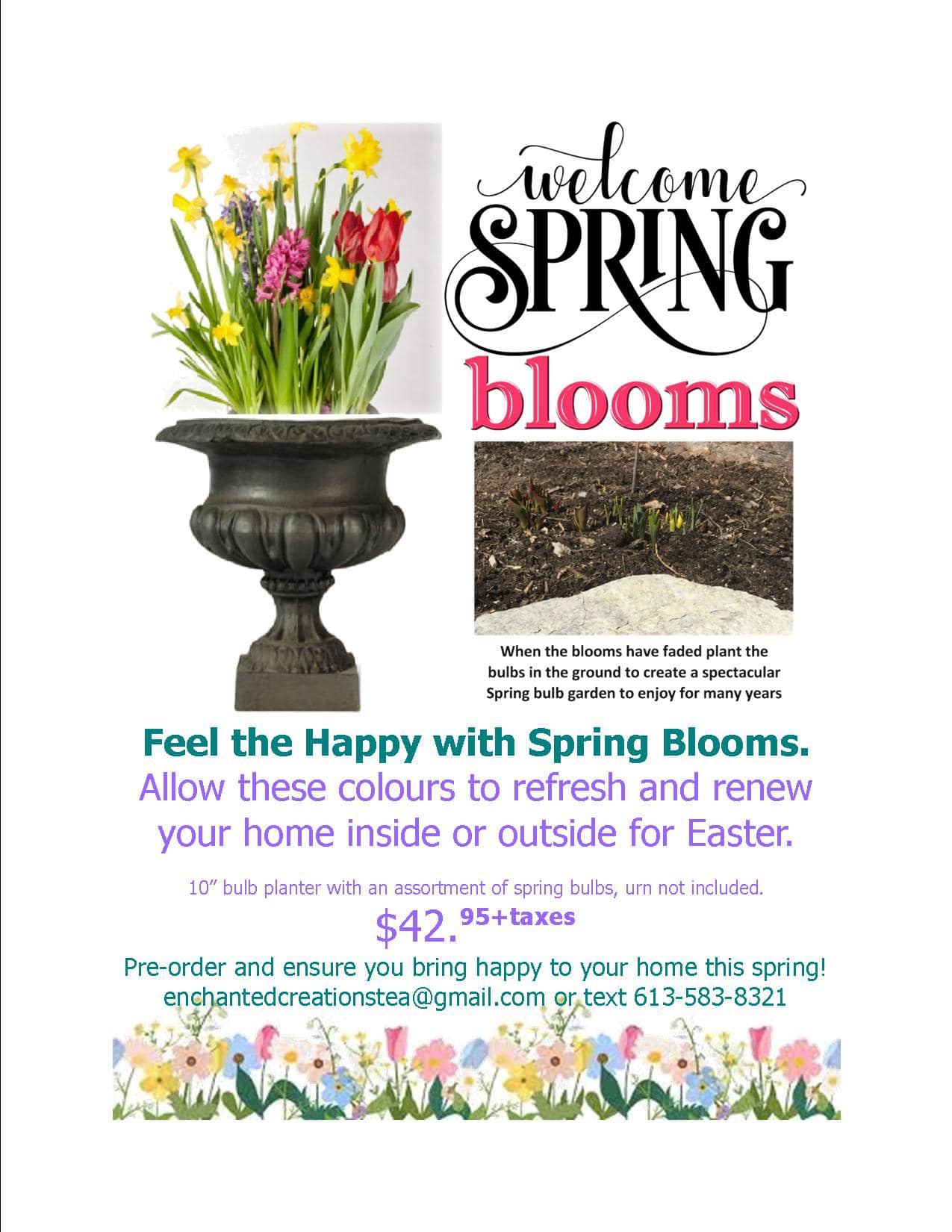Enchanted - Feels like spring! Place your order and make it look like ...