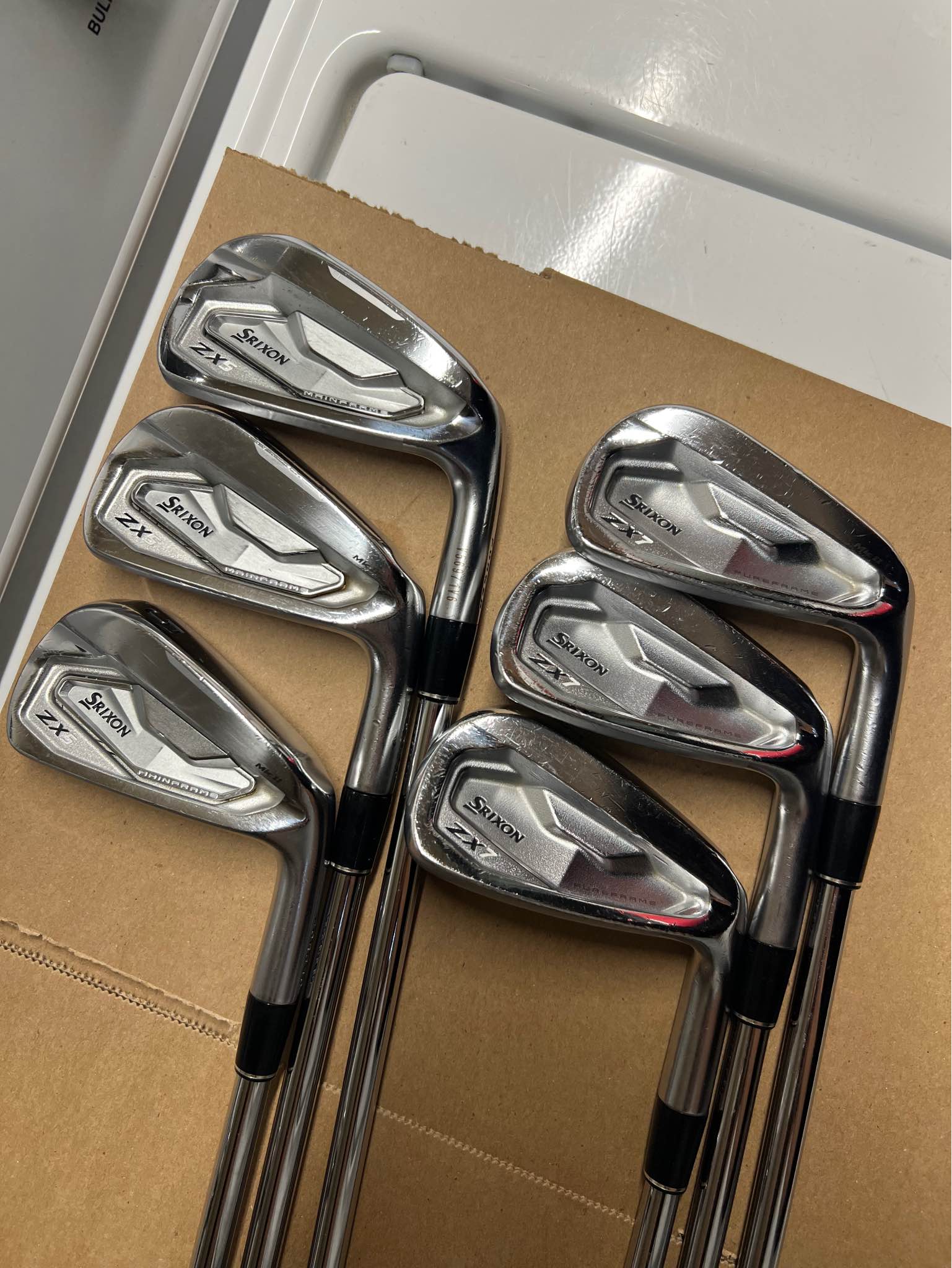 Srixon mkii zx5/7 combo 5-P modus 105 stiff 1/2” over - Golf Clubs