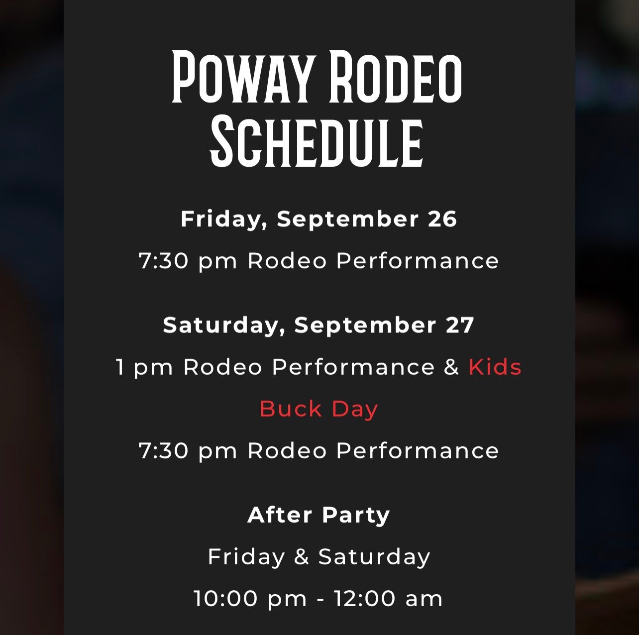 Poway Rodeo | Poway CA