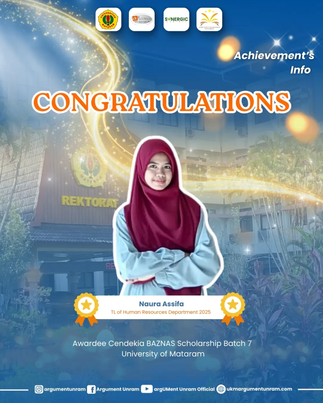 Argument Unram - 🏆 Achievement’s Info 🏆 Congratulations to... | Facebook