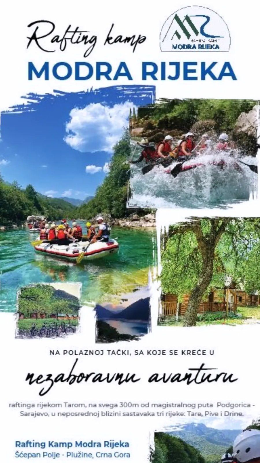 Rafting kamp Modra Rijeka | Scepan-Polje