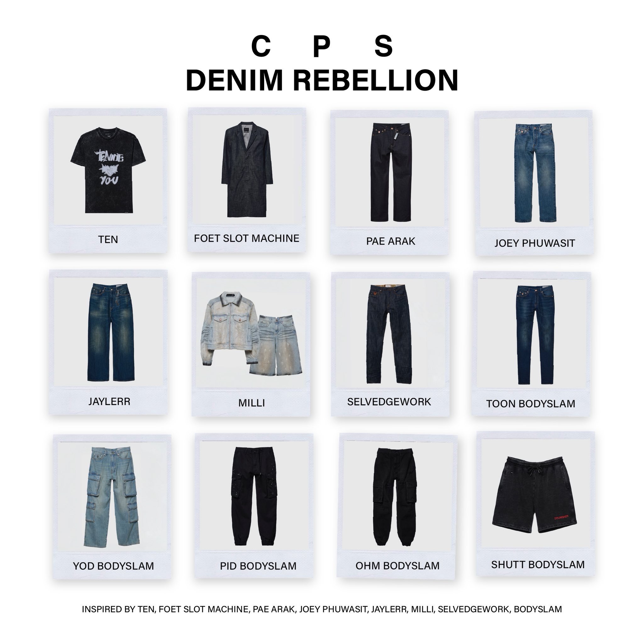 C P S DENIM REBELLION COLLECTION Made to define who you are. Here