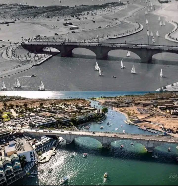 London Bridge in Lake Havasu City, Arizona, 1972