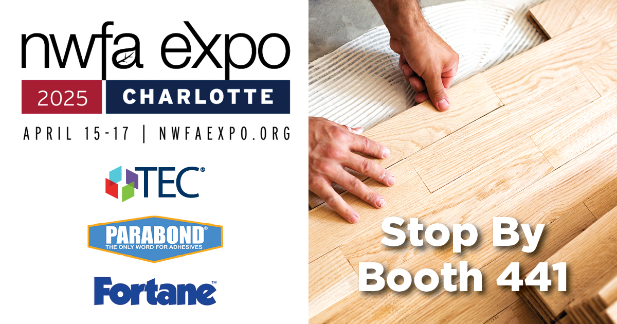 TEC - We're hitting the floor at the National Wood Flooring Association ...