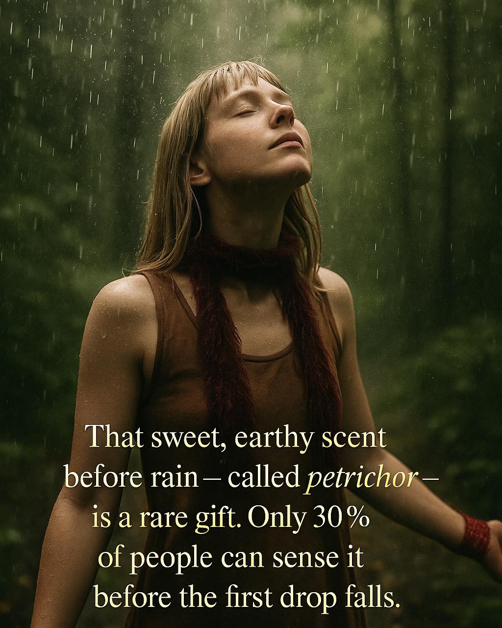 The Earth - That sweet, earthy aroma you notice just before it rains is ...