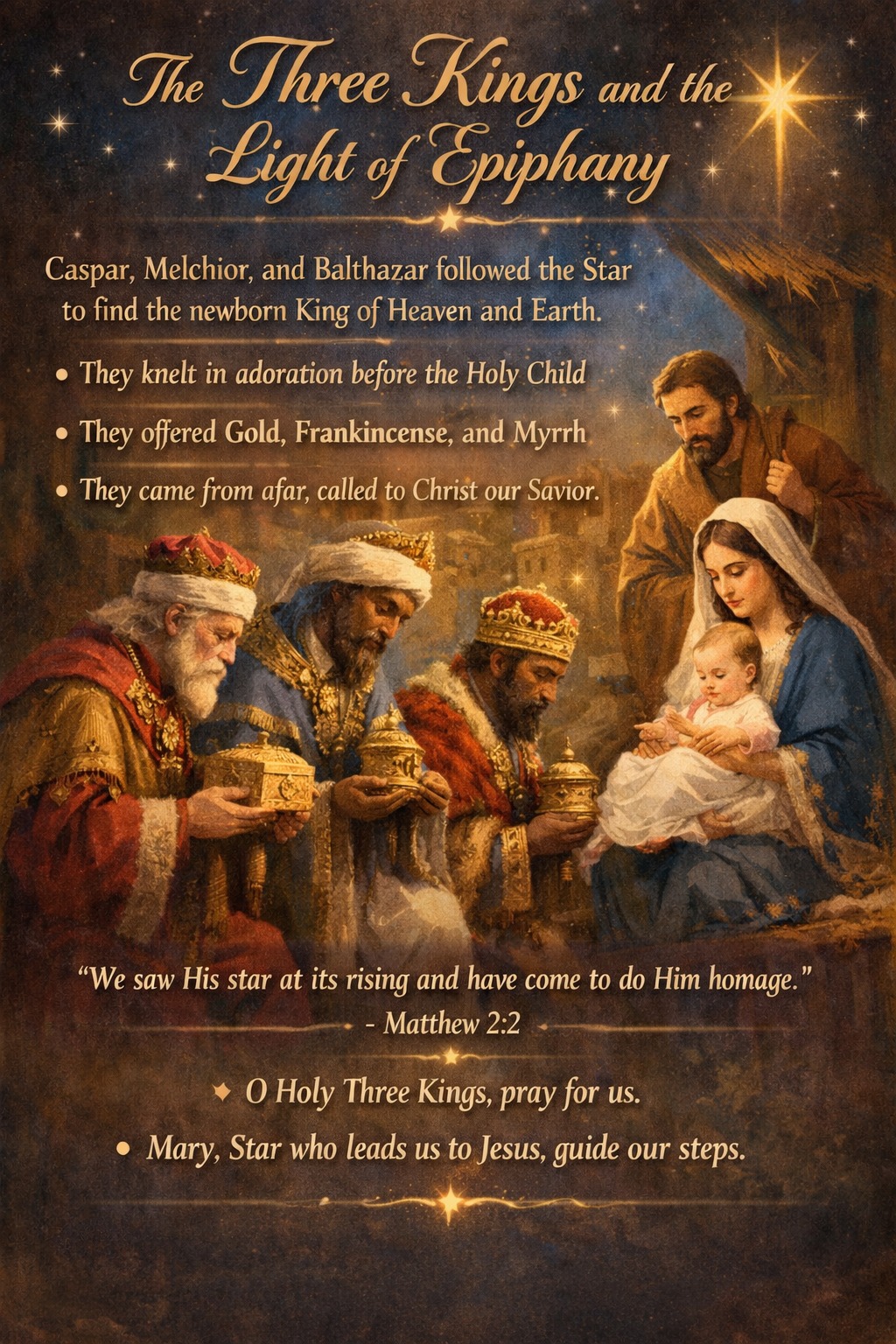 The Three Kings and... - Mother and Refuge of the End Times | Facebook