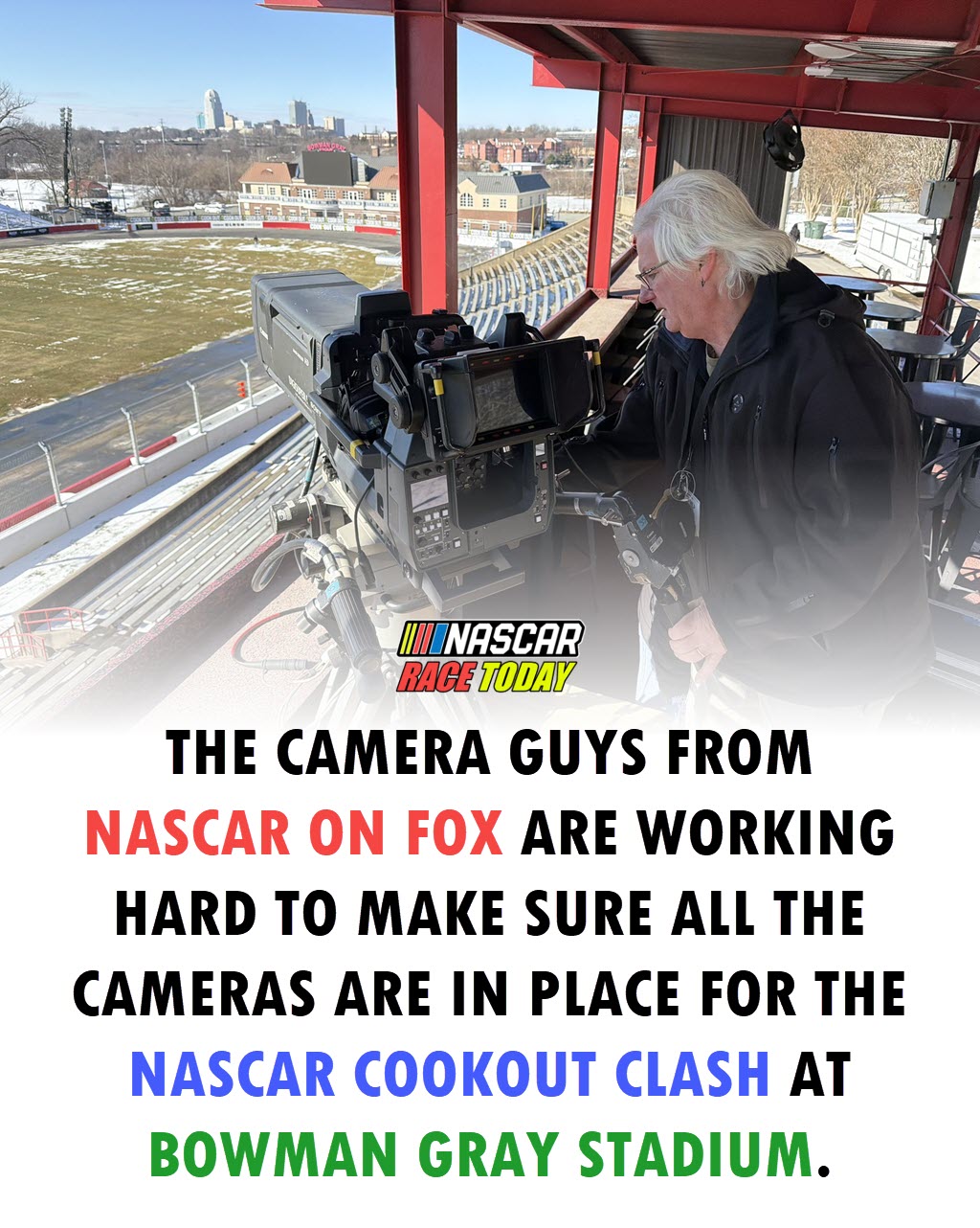 The camera guys from NASCAR on Fox are... - Nascar Race Today | Facebook