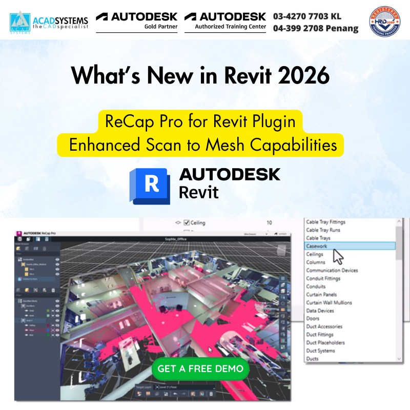 💡What’s New in Revit 2026 - ReCap... - ACAD Systems Sdn. Bhd. | Facebook