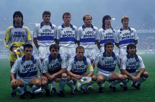Fanion Football Finale Coupe De France 1988/1989 - OM Marseille Vs AS Monaco - Pièce De Collection