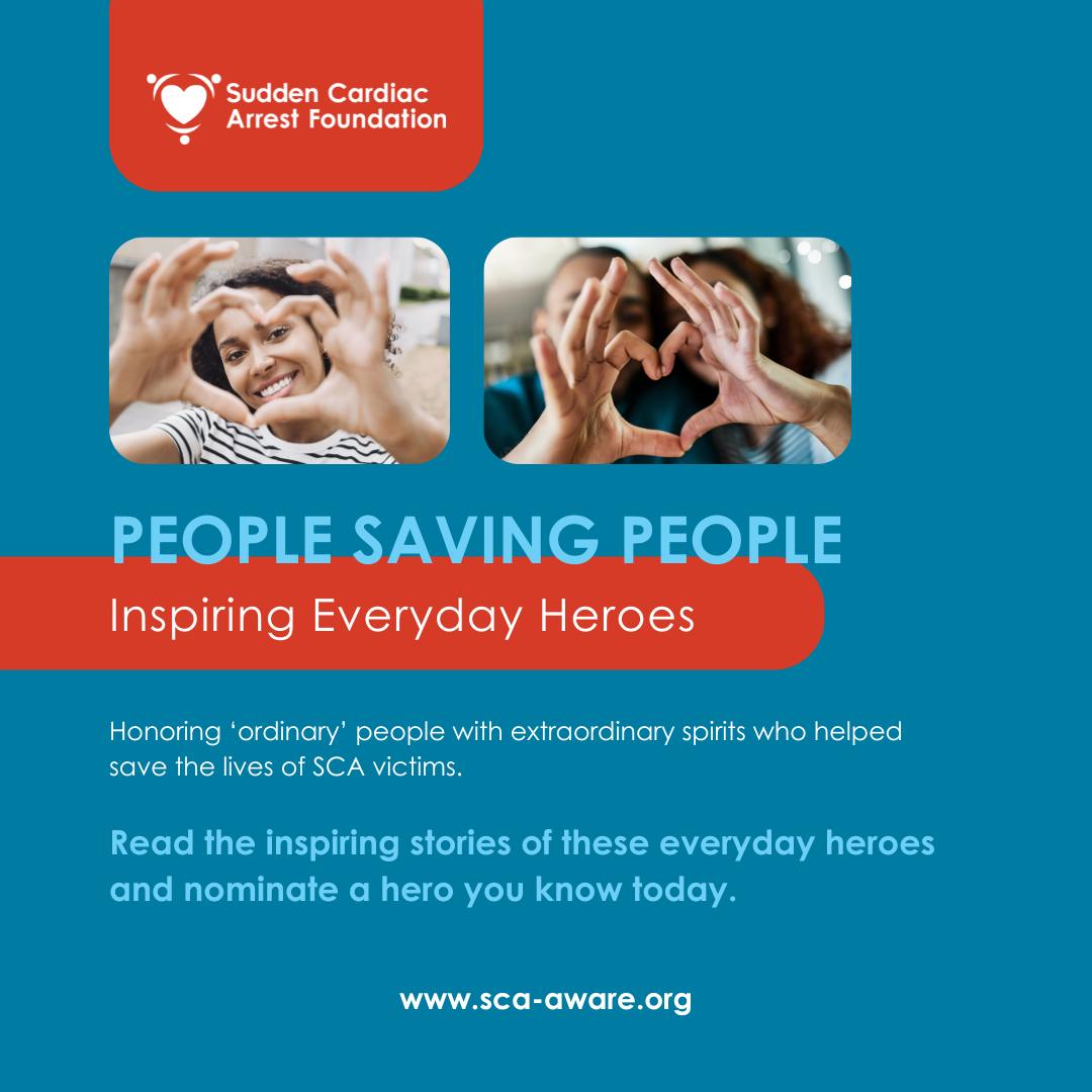 🌟 People Saving People™... - Sudden Cardiac Arrest Foundation | Facebook