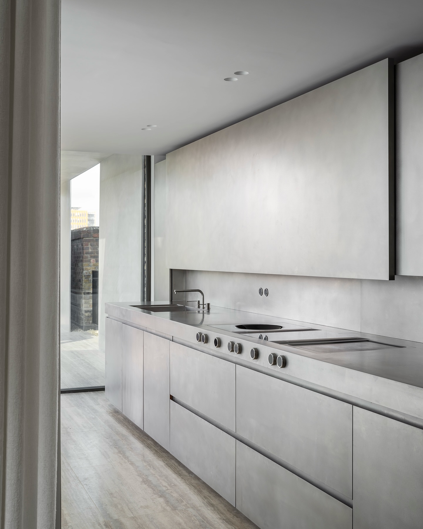 Curated visual reference: Picture Idea: Dwell At This Renovated Penthouse Eye Catching Aluminum Panels