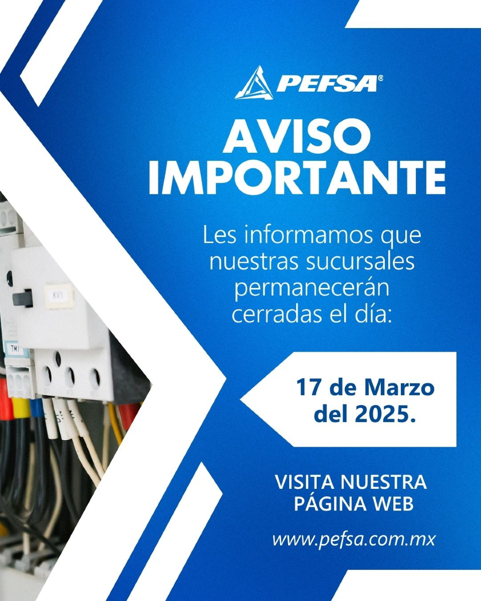 Pefsa - ¡Aviso importante! Se les informa que el día de hoy nuestras ...