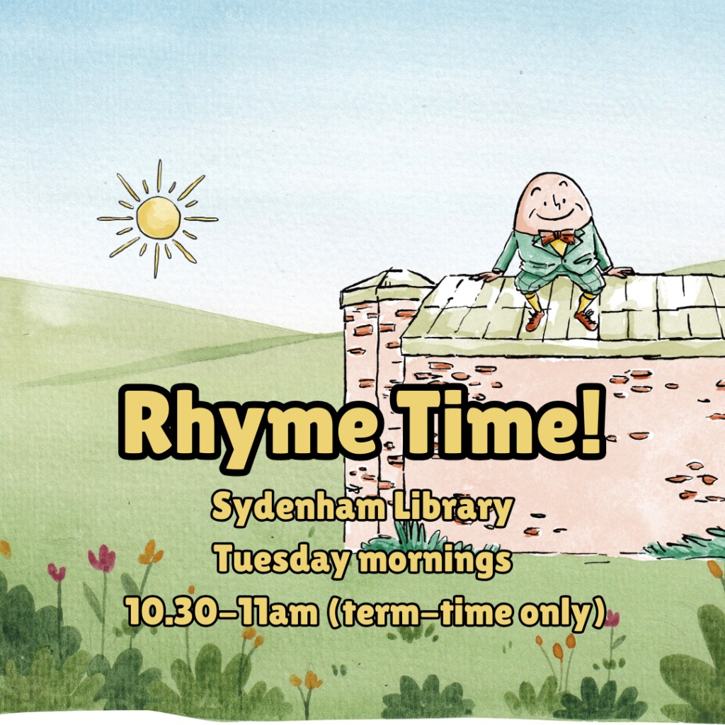 📚 Rhyme Time 📍Sydenham Library Join... - Sydenham Library | Facebook