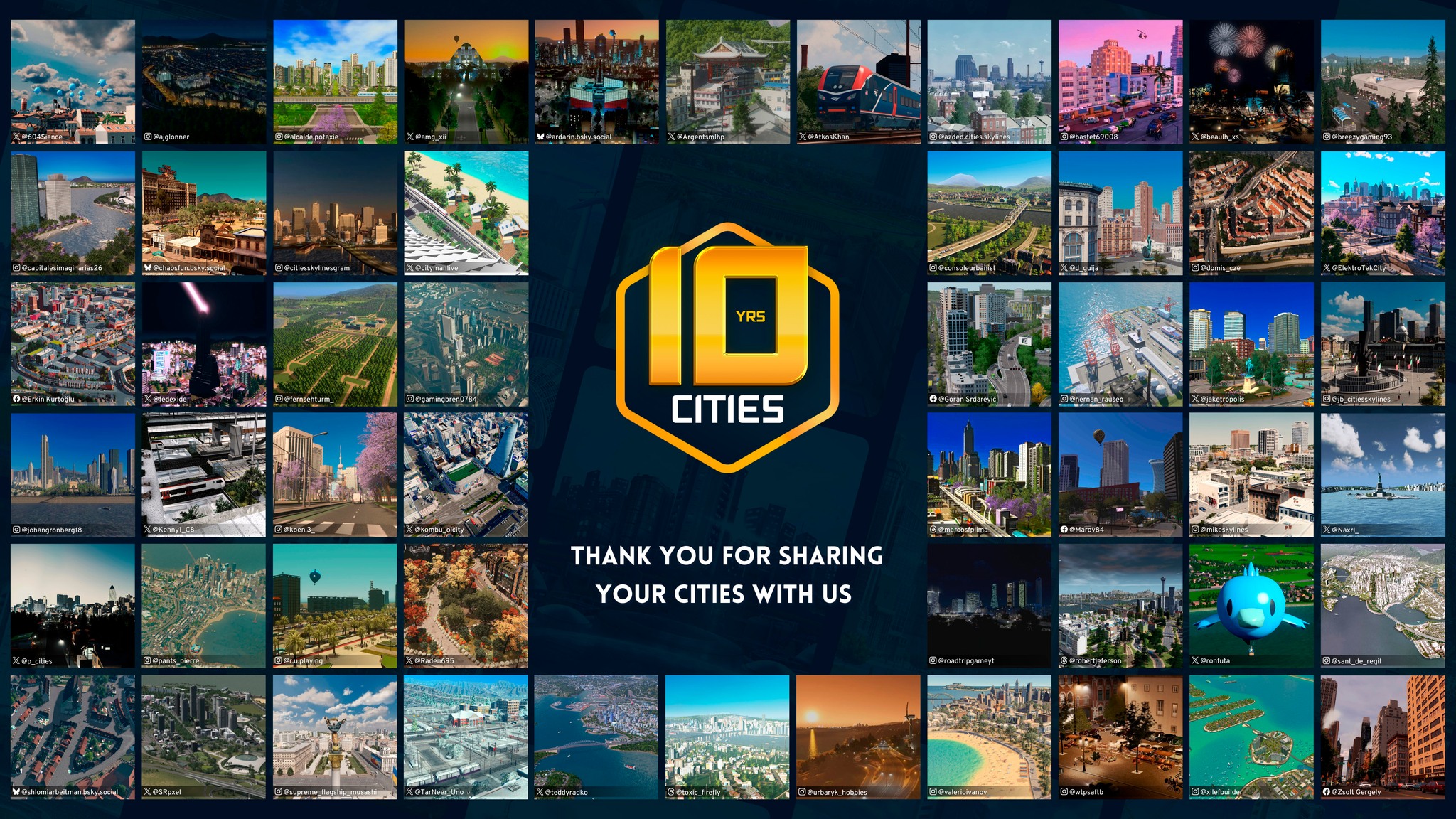 Colossal - What a way to celebrate 10 years of Cities: Skylines! 😍 ...