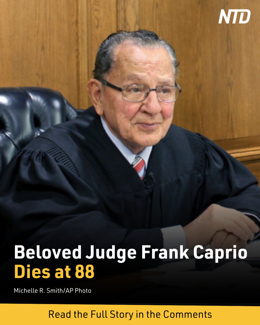 NTD - Judge Frank Caprio, a social media star known for his compassion ...