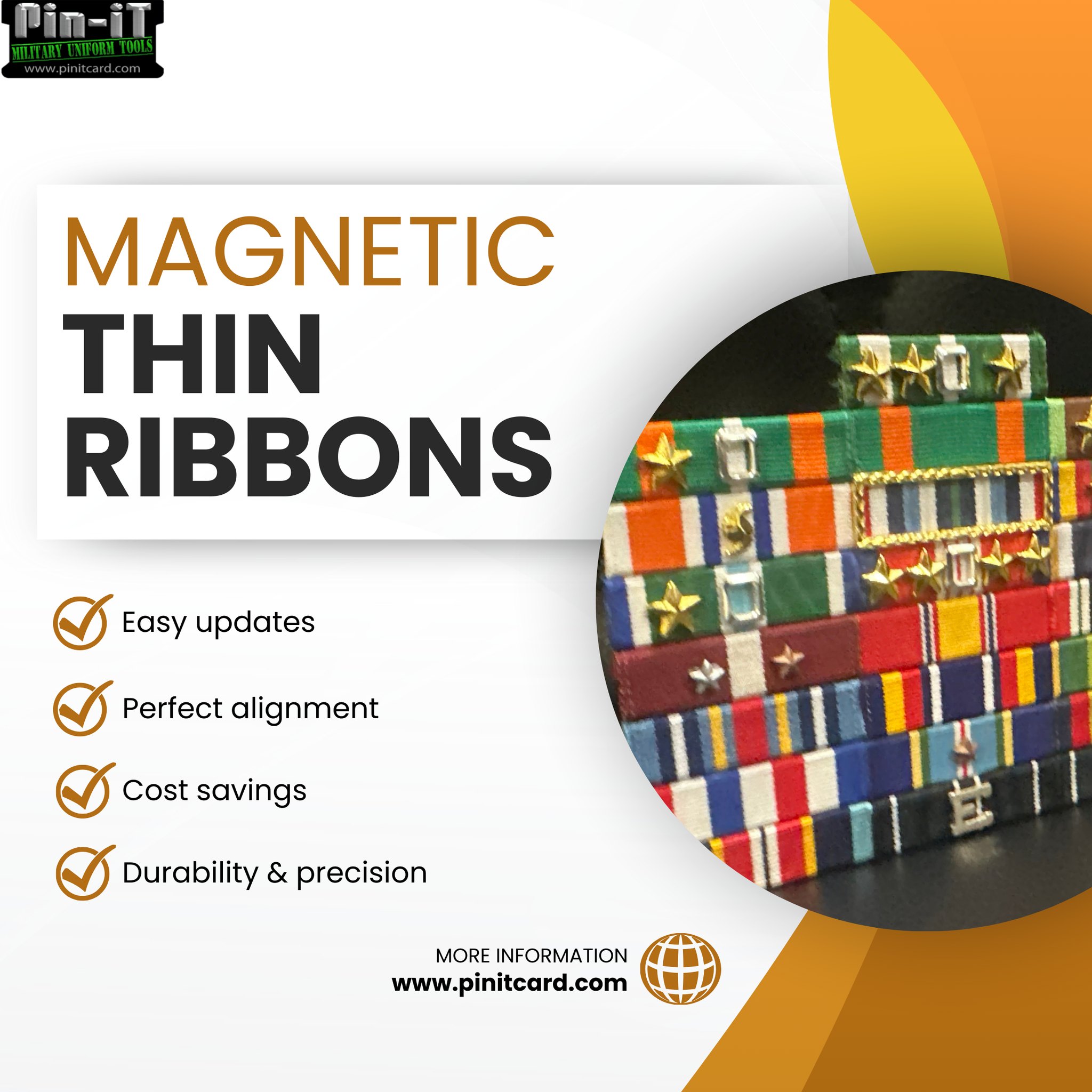 Pin-iT - 🚀 Magnetic Ribbons: The Future of Uniforms! 🎖 Why struggle ...
